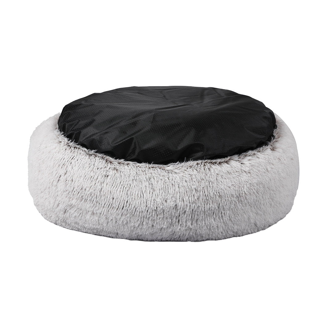MEDIUM Dog Beds Pet Donut Nest Calming - Coffee