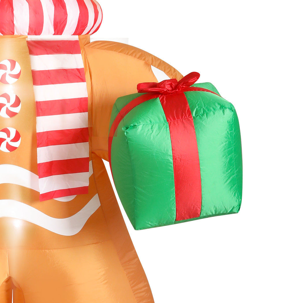Gingerbread Man Christmas Inflatable Outdoor - 2.5M