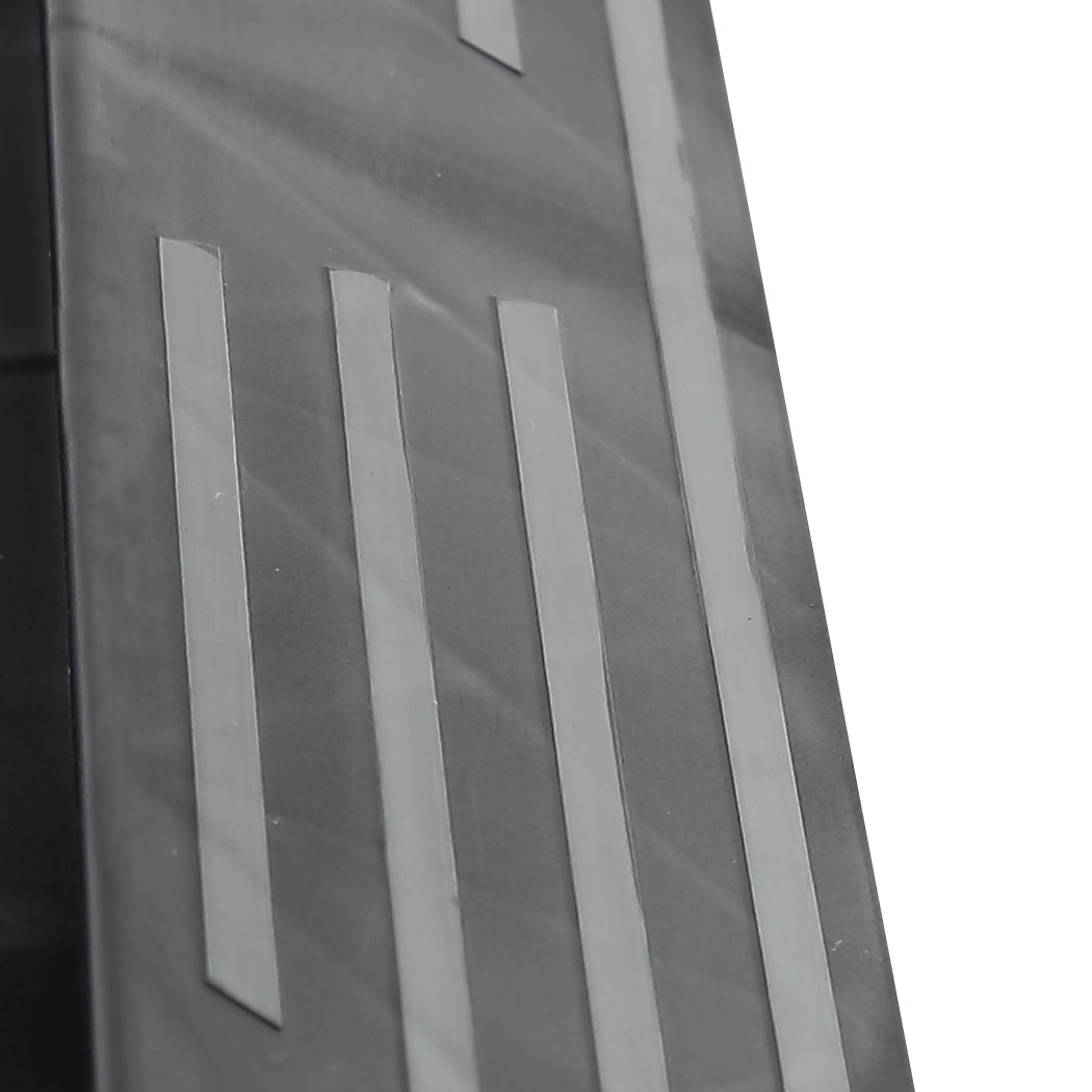 Adjustable Baby Kids Safety Security Gate Stair Barrier Support Ramp Black