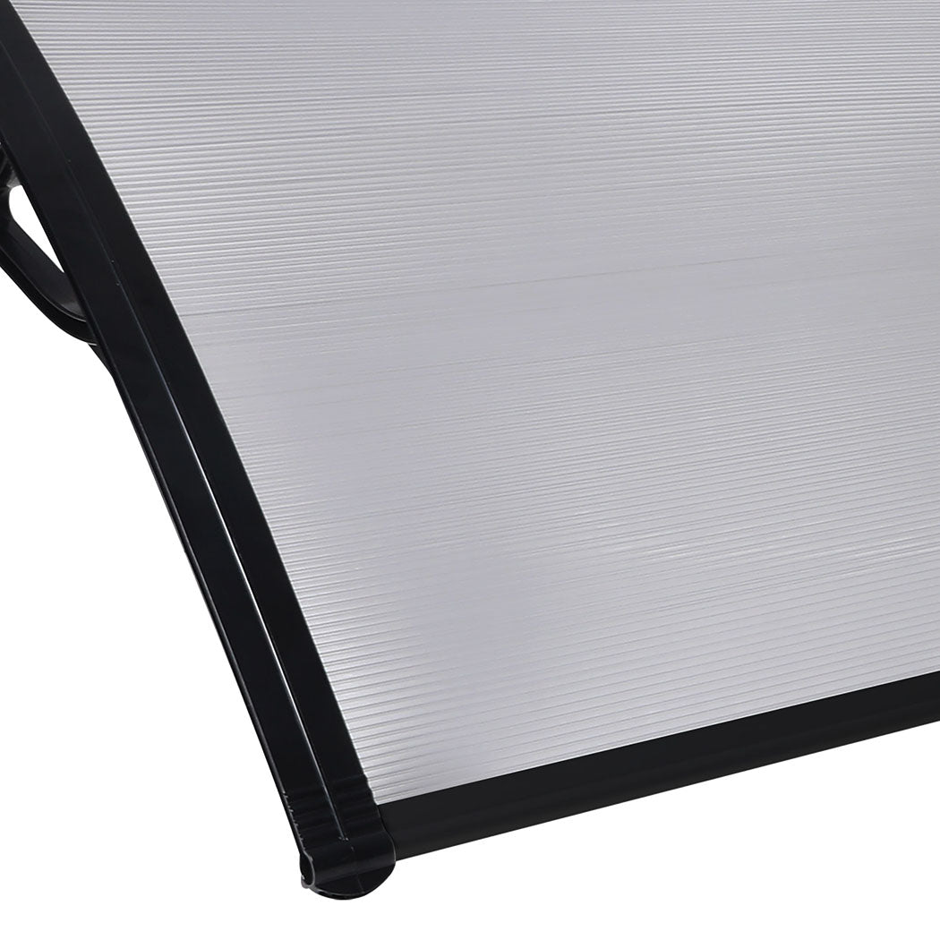 Mountview Window Door Awning Outdoor 1M x 1.2M Transparent 1x1.2M
