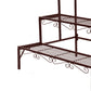 Levede Plant Stand 3 Tier Rectangle Metal Flower Pot Planter Corner Shelf Bronze