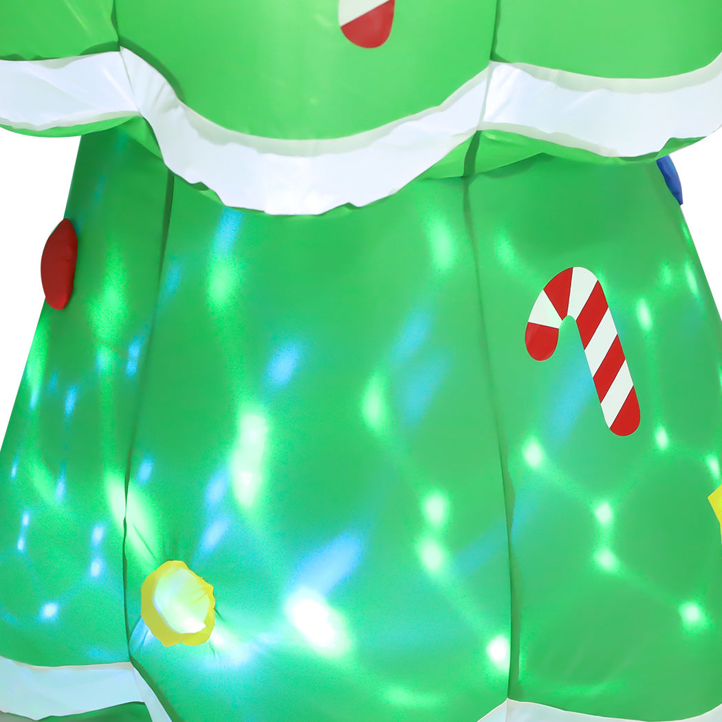 Flashing Christmas Tree Christmas Inflatable Lights - 1.5M