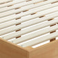 Naomi Rubberwood Bed Frame - Natural Double