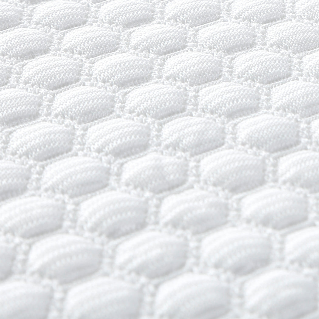 SINGLE Mattress Protector Polyester - White