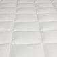 KING Mattress Protector Luxury Topper - White