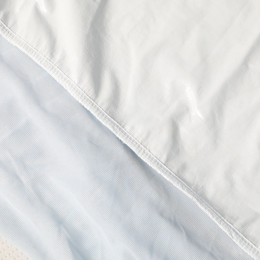 SINGLE Mattress Protector Pillowcases - Blue