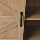 Finch Wooden Buffet Sideboard Cabinet Single Sliding Doors Kitchen Storage Cupboard - Oak