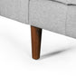 Mattie 3 Seater Sofa Bed Futon Convertible Fabric - Grey