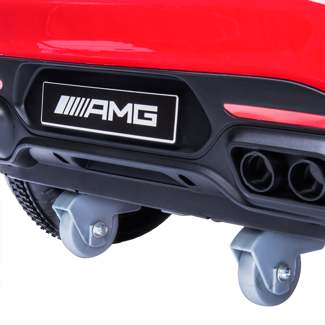 Kids Ride On Car 12V Battery Mercedes-Benz Licensed AMG GTR Toy Remote Control - Red