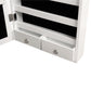 Mirror Jewellery Cabinet Makeup LED Light Storage Cosmetic Organiser Box