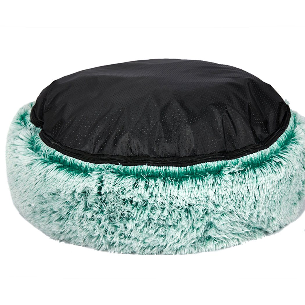 XLarge Cat Beds Pet Donut Nest Calming - Teal