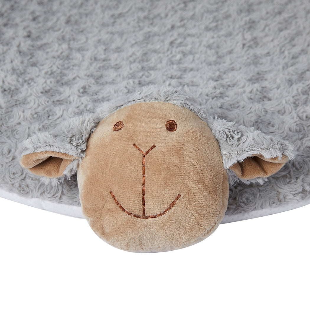 LARGE Dog Beds Pet Calming Squeaky - Grey