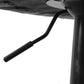 Set of 2 Tours Bar Stools Stool Kitchen Chairs Swivel PU Barstools Industrial Vintage - Grey