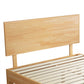 Naomi Rubberwood Bed Frame - Natural Double
