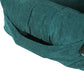 Pet Car Booster Seat Dog Protector Portable Travel Bed Removable Green M - Green Medium