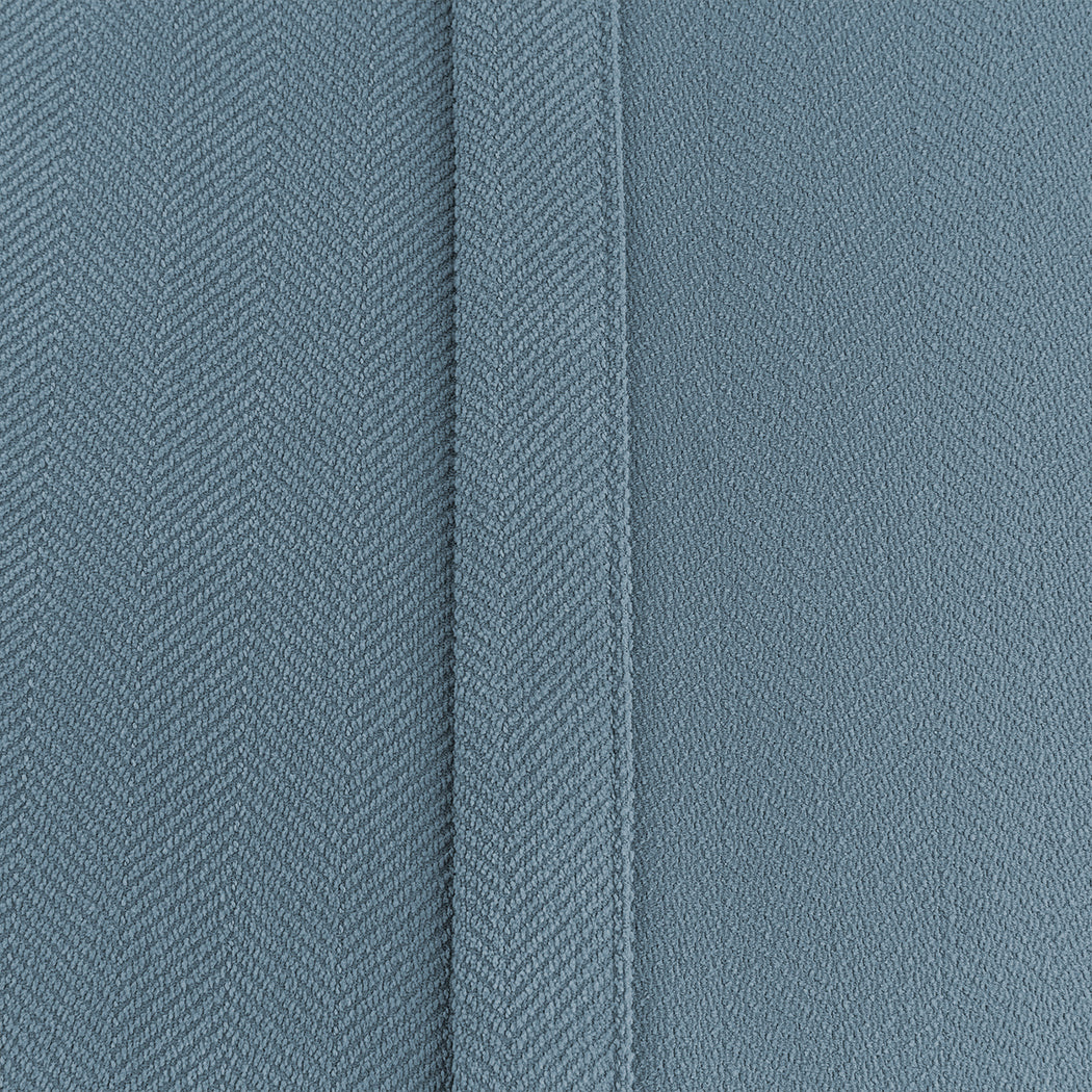 Set of 2 240x250 Blockout Curtains Chenille - Blue