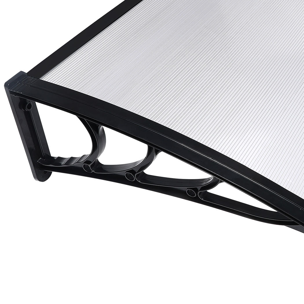 Mountview Window Door Awning Outdoor 1M x 1.2M Transparent 1x1.2M