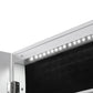 Dual Use Mirrored Jewellery Dressing Cabinet with LED Light White
