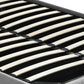 Syke Gas Lift Bed Frame Fabric Base with Storage - Grey Queen