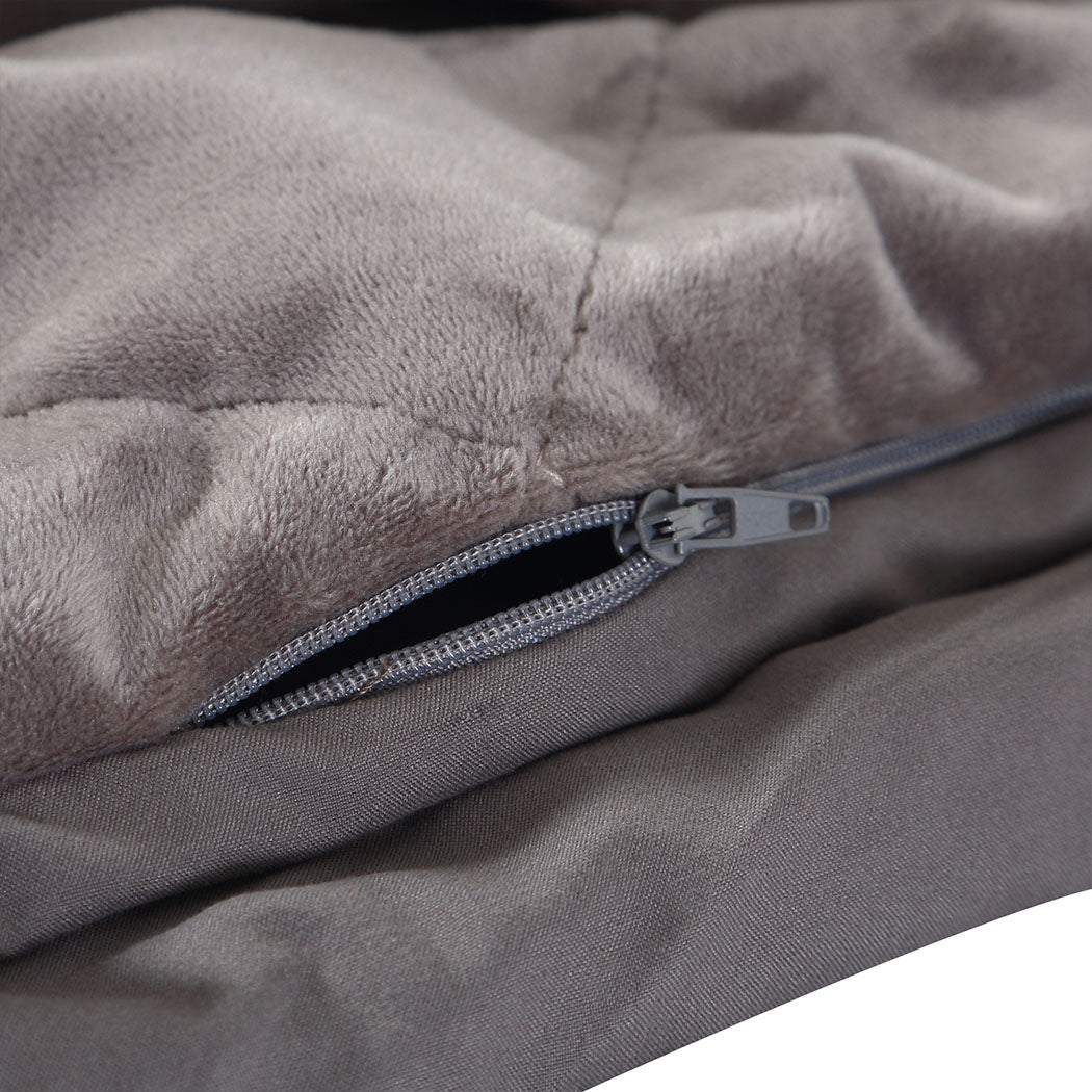 Winston Weighted Soft Blanket 9KG Anti-Anxiety Gravity - Grey