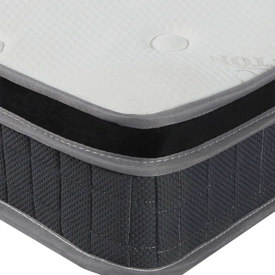 Dara 18cm Mattress Spring Premium Bed Top Foam Medium Firm - Single