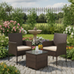 Tyler 2-Seater Delightful 3-Piece Outdoor Bistro Set - Brown