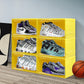 Stacked Sneaker Display Case 6x Clear Shoe Storage Box Magnetic Door Stackable