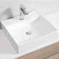 44x44cm Ceramic Basin Bathroom Wash Counter - Square