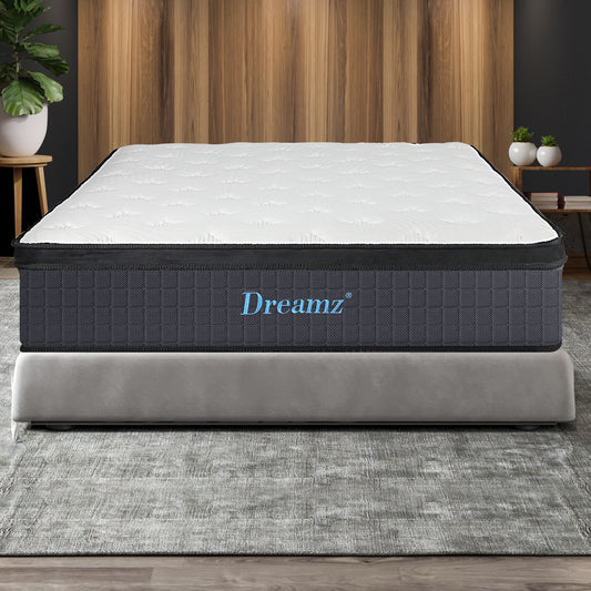 Besiana 32cm Mattress Spring Premium Bed Top Foam Medium Firm - Double