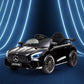 Kids Ride On Car 12V Battery Mercedes-Benz Licensed AMG GTR Toy Remote Control - Black