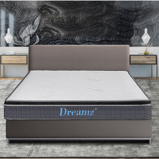 Dara 18cm Mattress Spring Premium Bed Top Foam Medium Firm - King Single