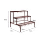Levede Plant Stand 3 Tier Rectangle Metal Flower Pot Planter Corner Shelf Bronze