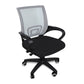 Ymir Executive Office Chair Computer Mesh Back Seating Study Seat - Grey & Black