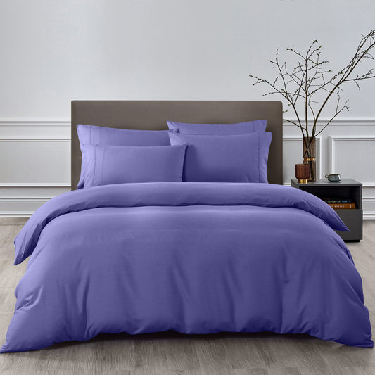 DOUBLE 2000TC Bamboo Cooling Quilt Cover Set - Royal Blue