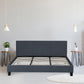 Owen Bed Frame with Headboard - Charcoal Queen