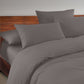 KING 1500TC Cotton Rich 6Piece Complete Bedding Set - Dusk Grey