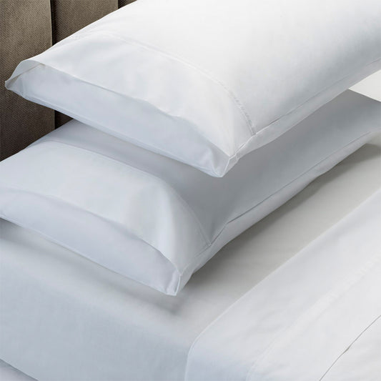 QUEEN 1500TC Cotton Rich Fitted 4Piece Sheet Sets - White