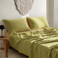 Single Cosy Club Cotton Bed Sheets Set Yellow Cover