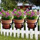 Set of 3 Plant Stand flower Holder Hanging Pot Basket Plant Garden Wall Storage