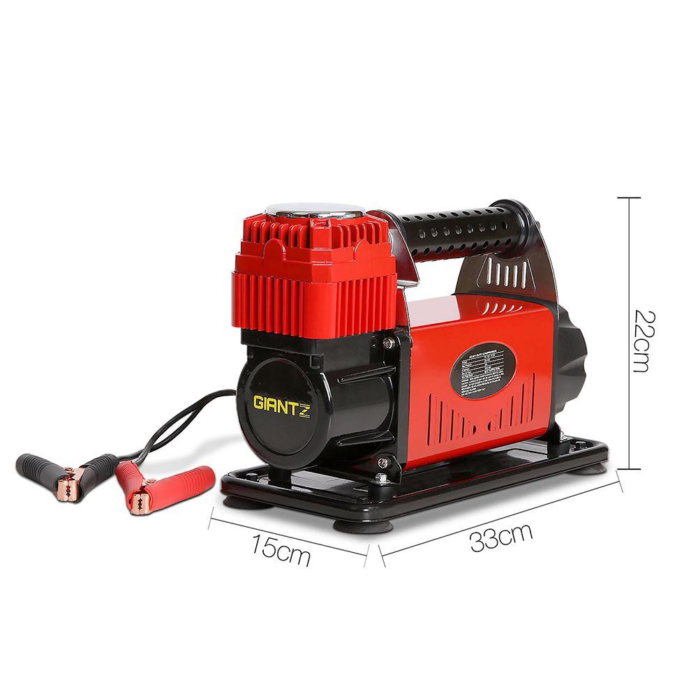 12V Portable Air Compressor - Red