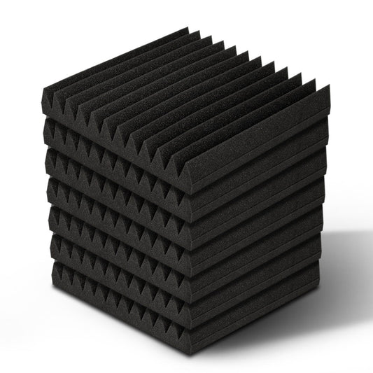 20pcs Acoustic Foam Panels Tiles Studio Sound Absorption Wedge 30x30CM