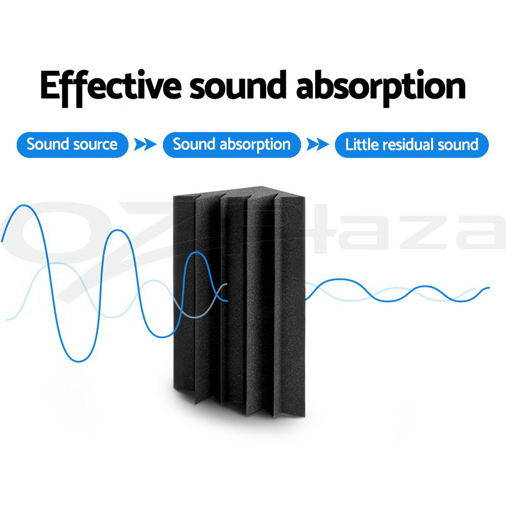 20pcs Studio Acoustic Foam Corner Bass Trap Sound Absorption Treatment