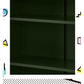 Ansel Metal Buffet Sideboard Cabinet - Green