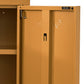 Ansel Metal Buffet Sideboard Cabinet - Yellow
