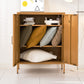Ansel Metal Buffet Sideboard Cabinet - Yellow
