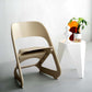 Kendall Set of 4 Dining Chairs Office Cafe Lounge Seat Stackable Plastic Leisure - Beige