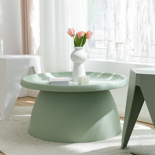 Iliana Coffee Table Round 71cm Plastic - Green