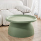 Iliana Coffee Table Round 71cm Plastic - Green