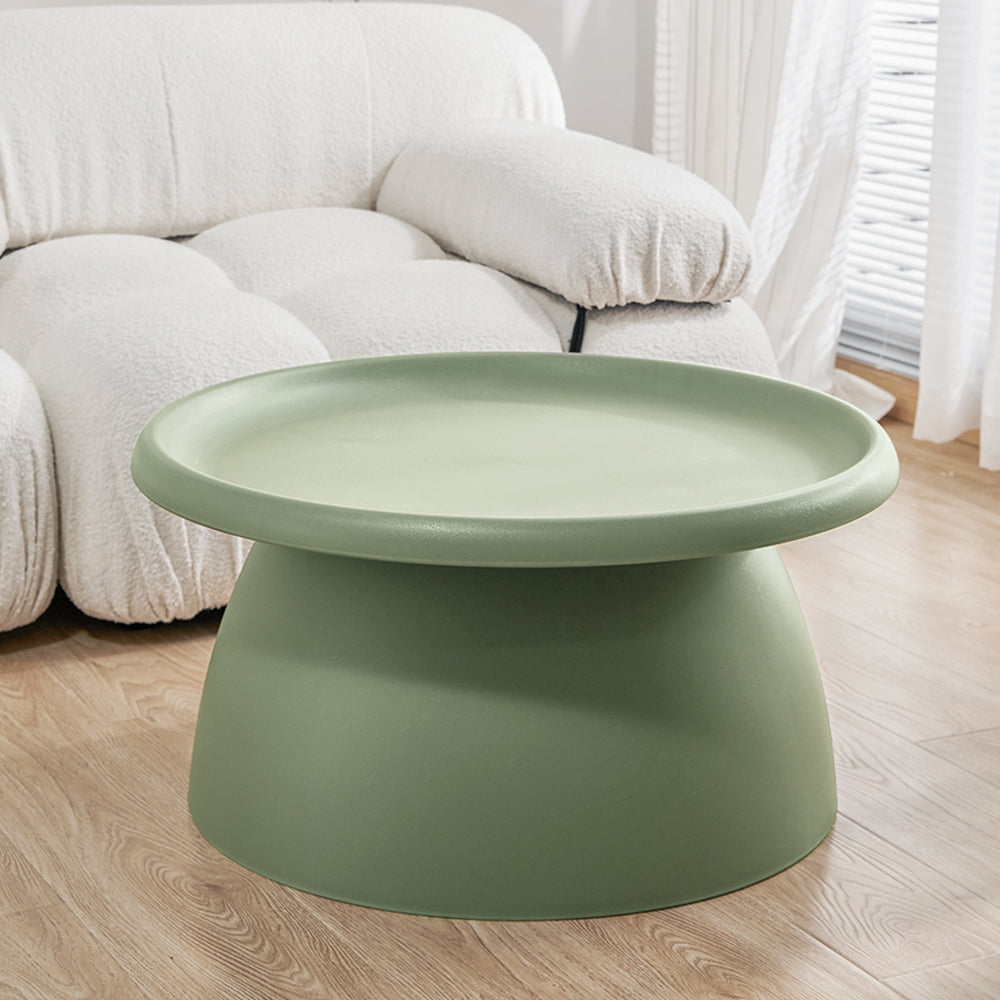 Iliana Coffee Table Round 71cm Plastic - Green