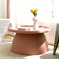 Iliana Coffee Table Round 71cm Plastic - Pink